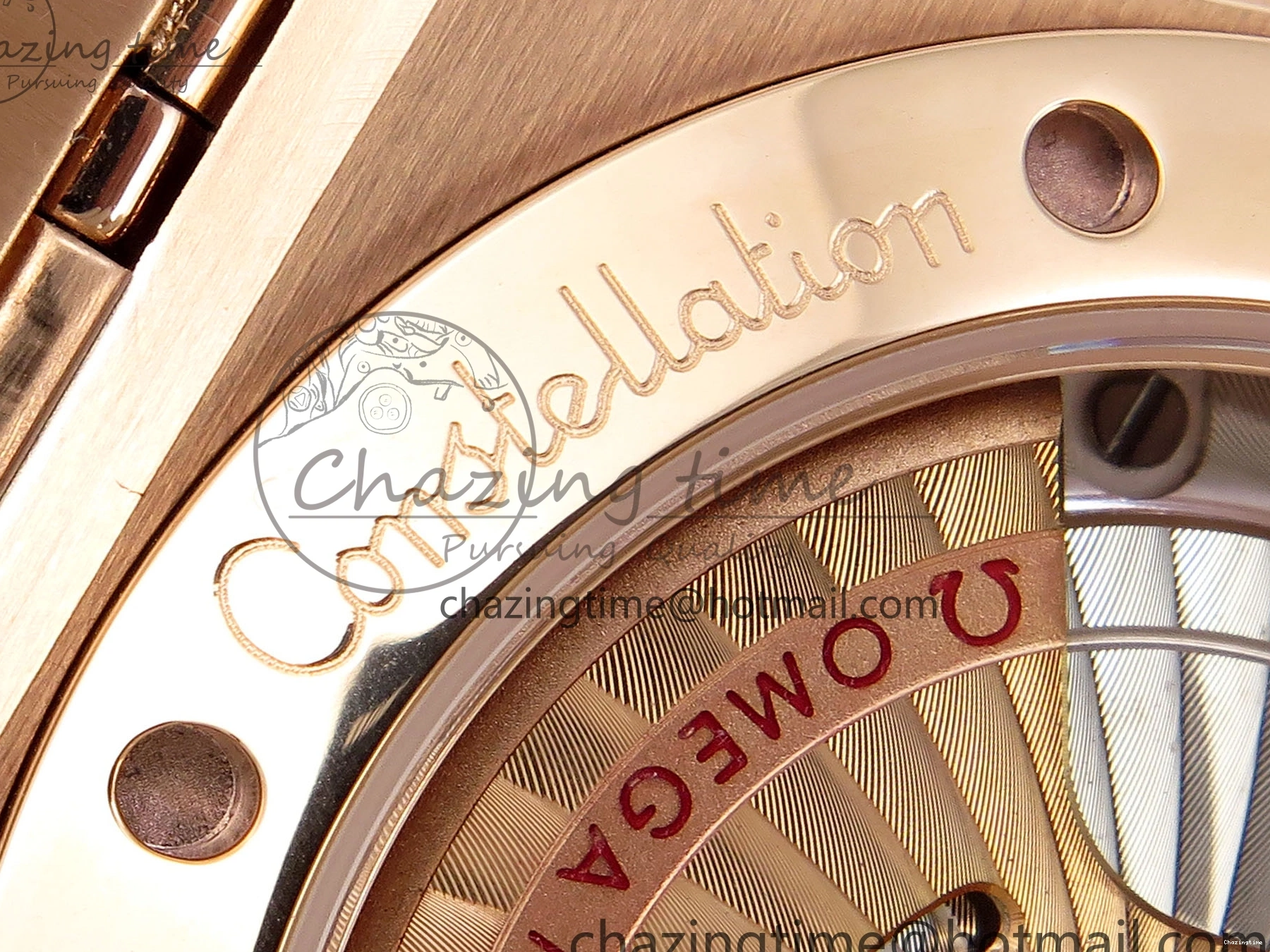 0216 Soft Constellation 39mm RG Diamonds Bezel ASWF 1:1 Best Edition White Dial on RG Bracelet A 7783